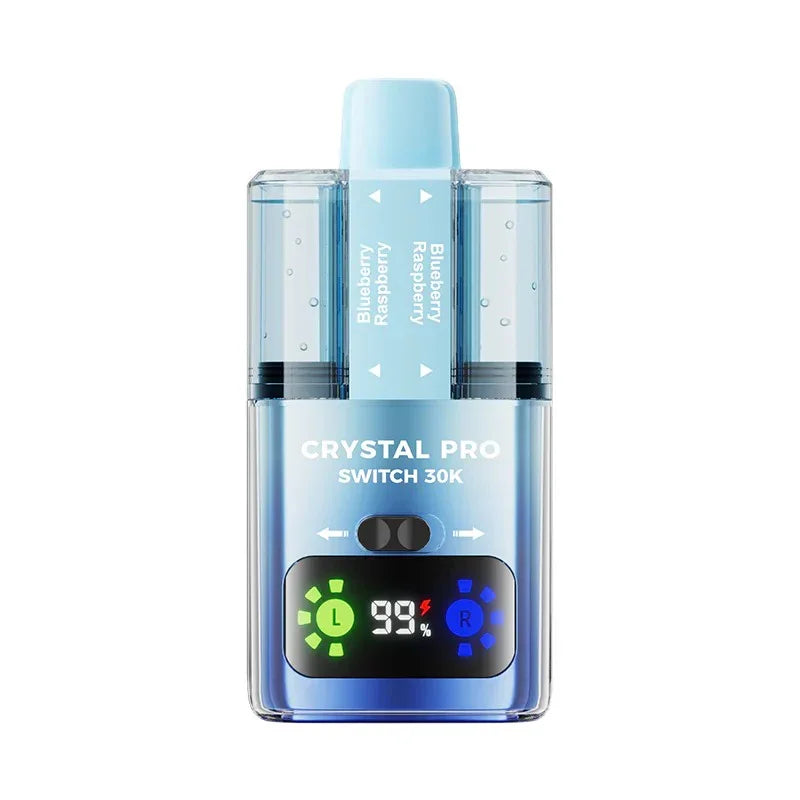 Crystal Pro Switch 30k Vape Kit Blueberry Raspberry Flavours