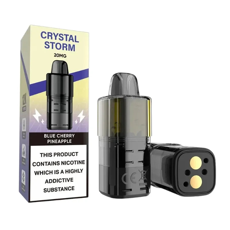Cystal Storm Bar Refill Pods Blue Cherry Flavour