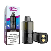 Cystal Storm Bar Refill Pods Blue Razz Gummy Bear Flavour