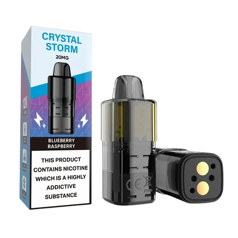 Cystal Storm Bar Refill Pods Blueberry Raspberry Flavour