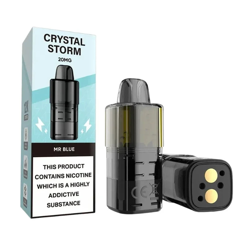 Cystal Storm Bar Refill Pods Mr Blue Flavour