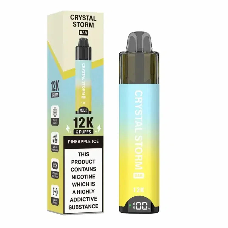 Crystal Strom Bar 12k Vape Kit Pineapple Ice Flavour