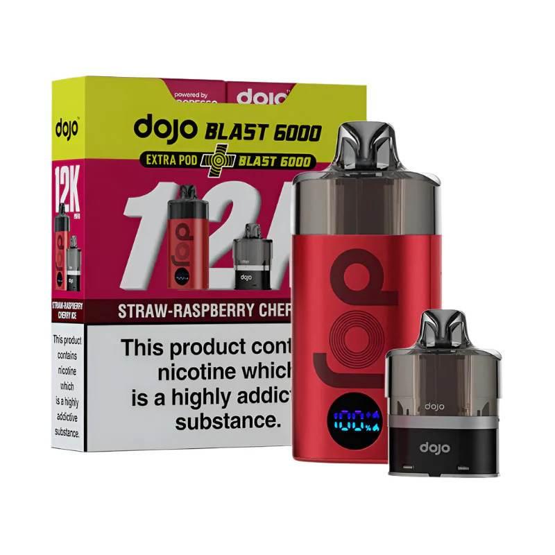 Dono Blast 12K Kit  Strawberry Raspberry Cherry Ice Flavour