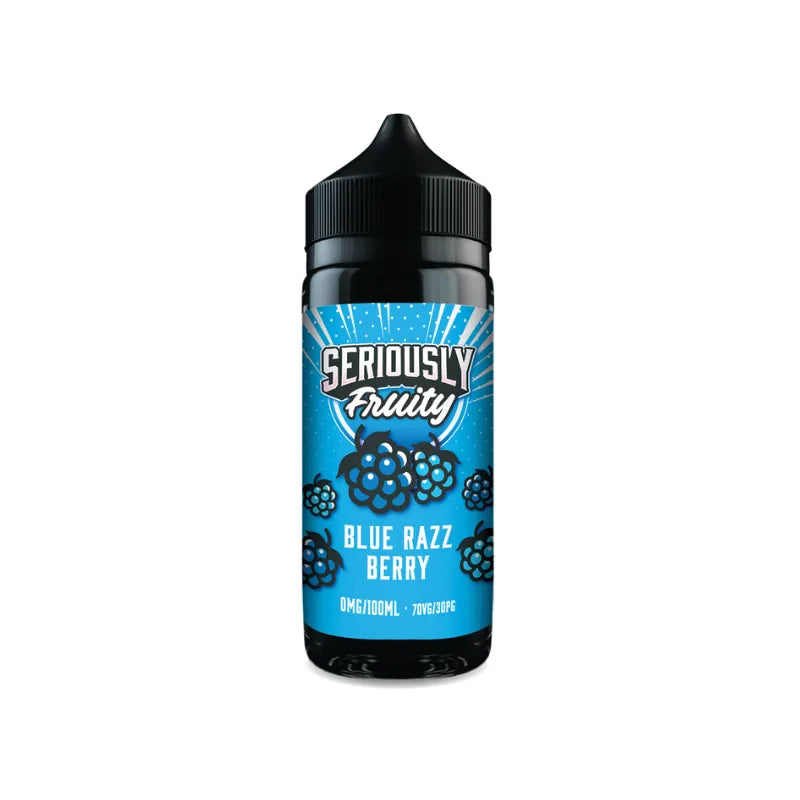 Doozy Seriously Fruity 70/30 VG/PG 100ml Shortfill Blue Razz Berry Flavour