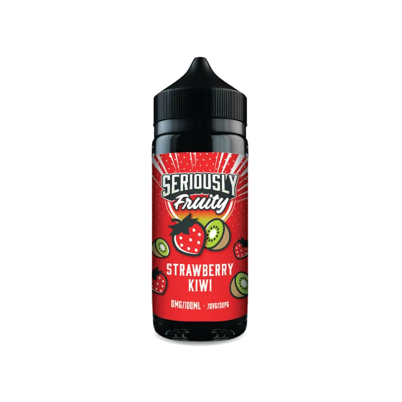 Doozy Seriously Fruity 70/30 VG/PG 100ml Shortfill Strawberry Kiwi Flavour
