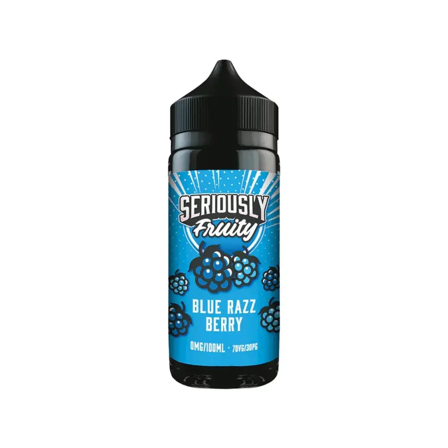 Doozy Seriously Fruity 100ml 70/30 VG/PG Shortfill E-liquid Blue Razz Berry Flavour
