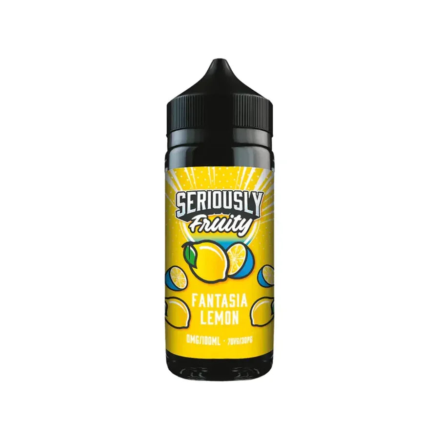 Doozy Seriously Fruity 100ml 70/30 VG/PG Shortfill E-liquid Fantasia Lemon Flavour