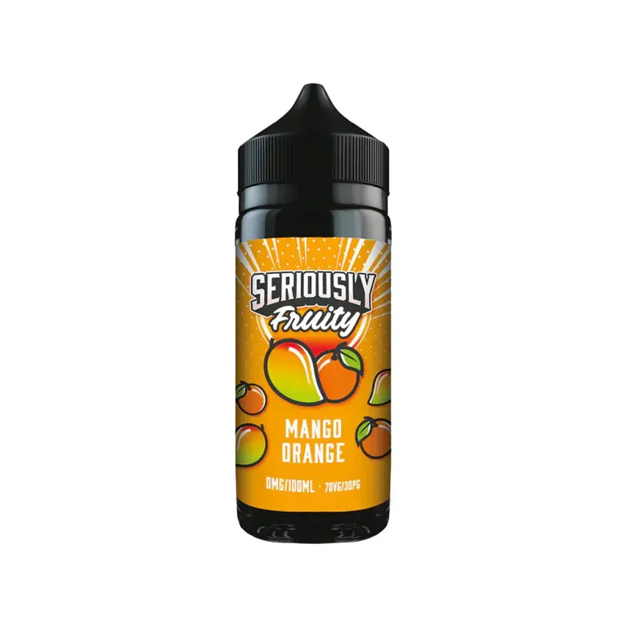 Doozy Seriously Fruity 100ml 70/30 VG/PG Shortfill E-liquid Mango Orange Flavour
