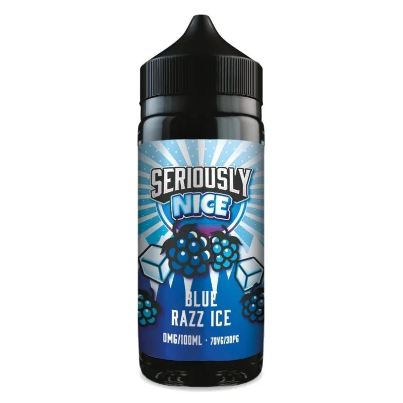 Doozy Seriously Nice Shortfill E-liquid Blue Razz Ice Flavour