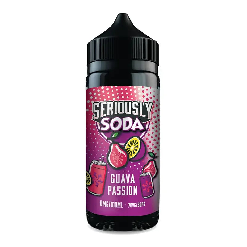 Doozy Seriously Soda 100ml Shortfill E-liquid Guava Passion Flavour
