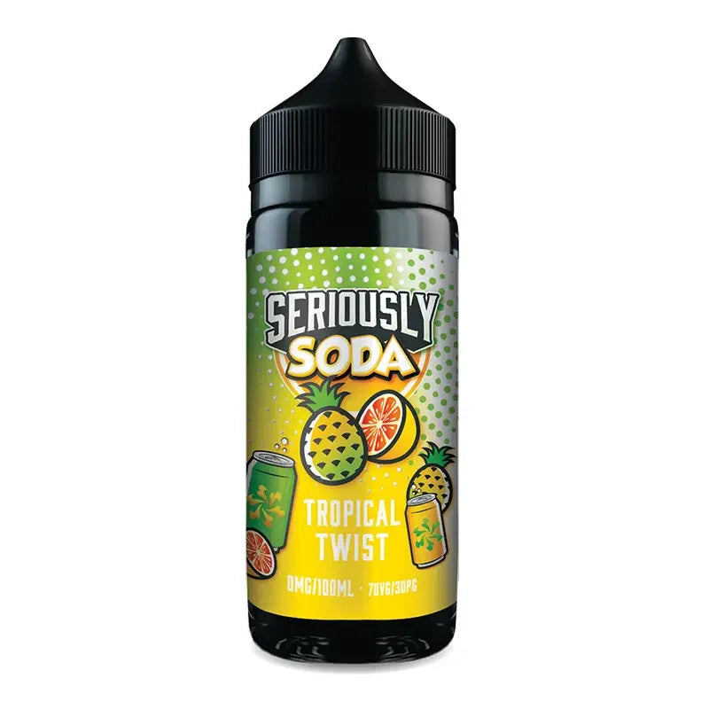 Doozy Seriously Soda 100ml Shortfill E-liquid Tropical Twist Flavour