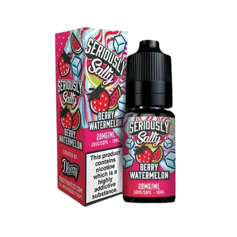 Doozy Seriously Nicotine Salt E-liquid Berry Watermelon Flavour 