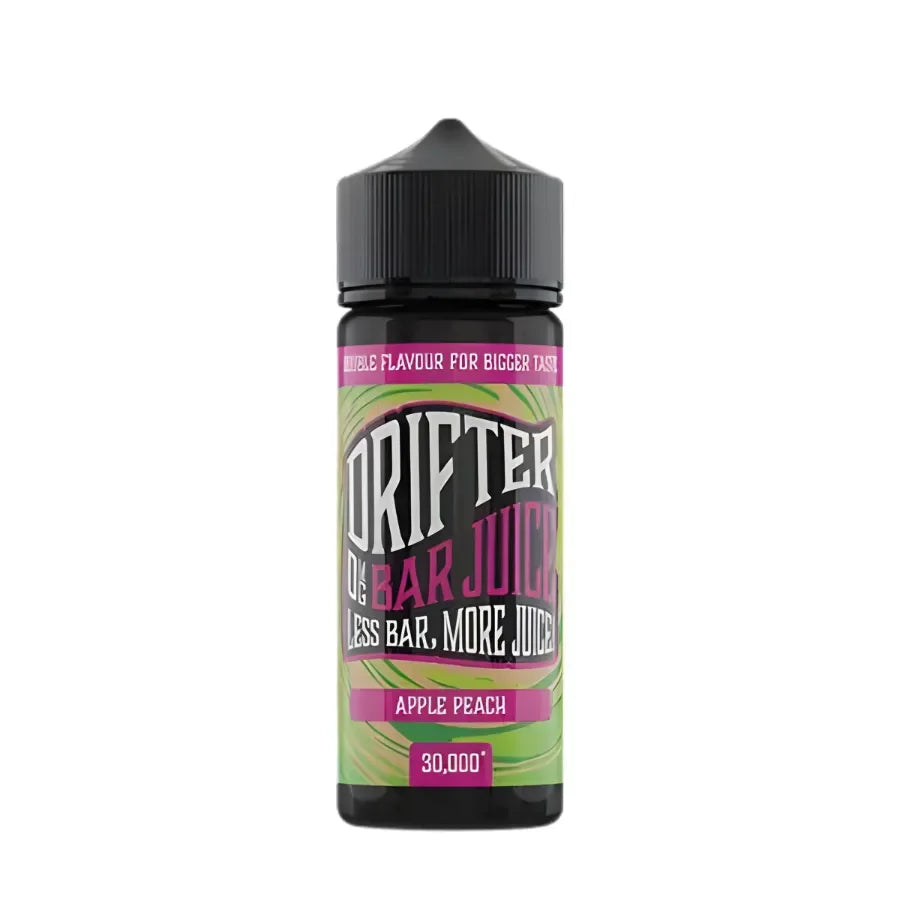 Drifter Bar Juice 100ML Shortfill Vape Liquid Apple Peach Flavour