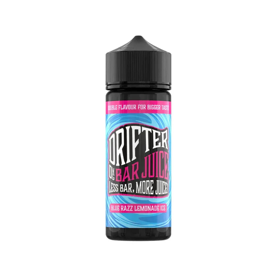 Drifter Bar Juice 100ML Shortfill Vape Liquid Blue Razz Lemonade Ice Flavour