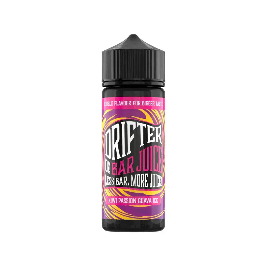 Drifter Bar Juice 100ML Shortfill Vape Liquid Kiwi Passion Guava Ice Flavour
