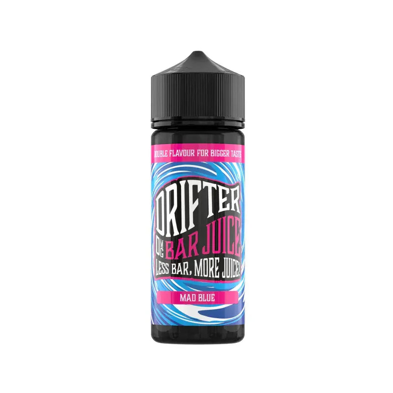 Drifter Bar Juice 100ML Shortfill Vape Liquid Mad Blue Flavour