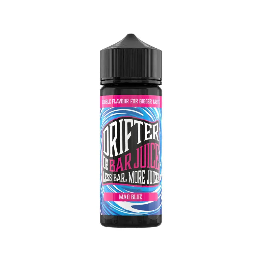 Drifter Bar Juice 100ML Shortfill Vape Liquid Mad Blue Flavour