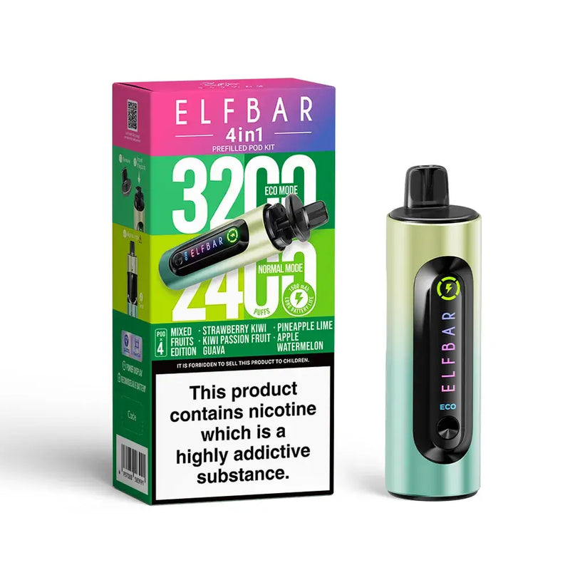 Elf Bar 4 In 1 Prefilled Vape Kit Fruits Edition