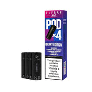 Elf Bar 4 In 1 Prefilled Pods Berry Edition