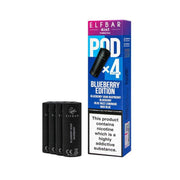 Elf Bar 4 In 1 Prefilled Pods Blueberry Edition