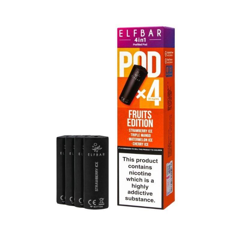 Elf Bar 4 In 1 Pods | All Flavours | 5.49 Any 5 for 25 Elf Bar 4 In 1 Pods | All Flavours | 5.49 Any 5 for 25