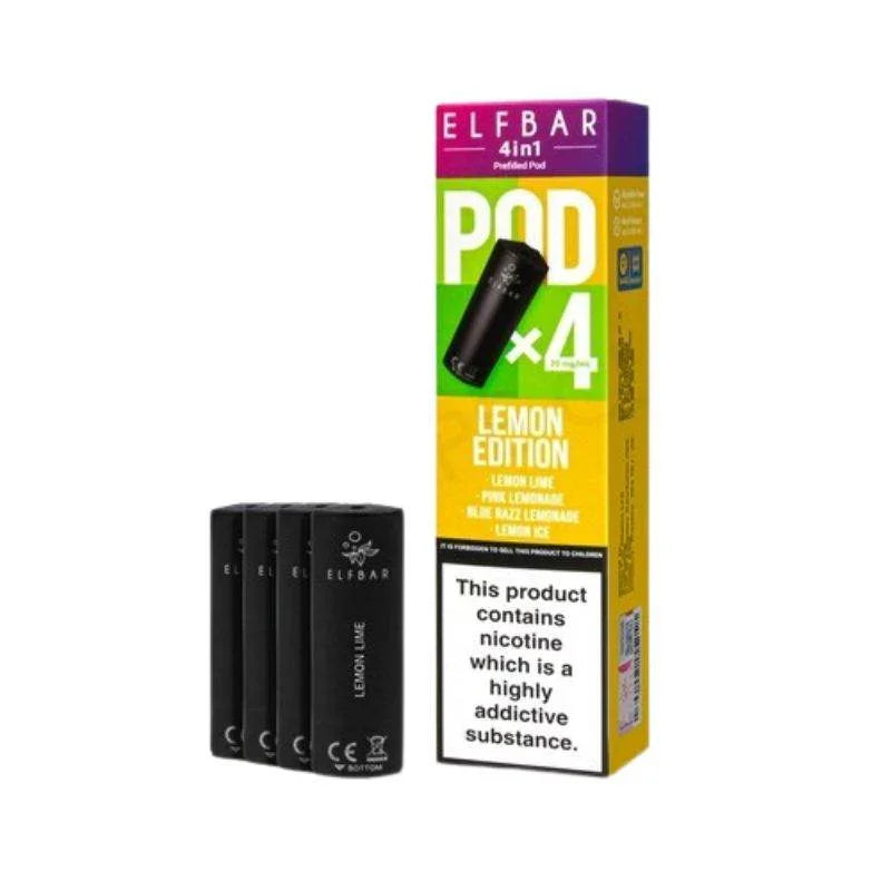 Elf Bar 4 In 1 Pods | All Flavours | 5.49 Any 5 for 25 Elf Bar 4 In 1 Pods | All Flavours | 5.49 Any 5 for 25