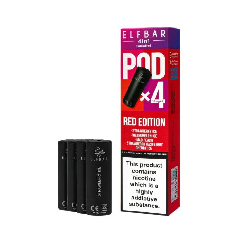 Elf Bar 4 In 1 Pods | All Flavours | 5.49 Any 5 for 25 Elf Bar 4 In 1 Pods | All Flavours | 5.49 Any 5 for 25