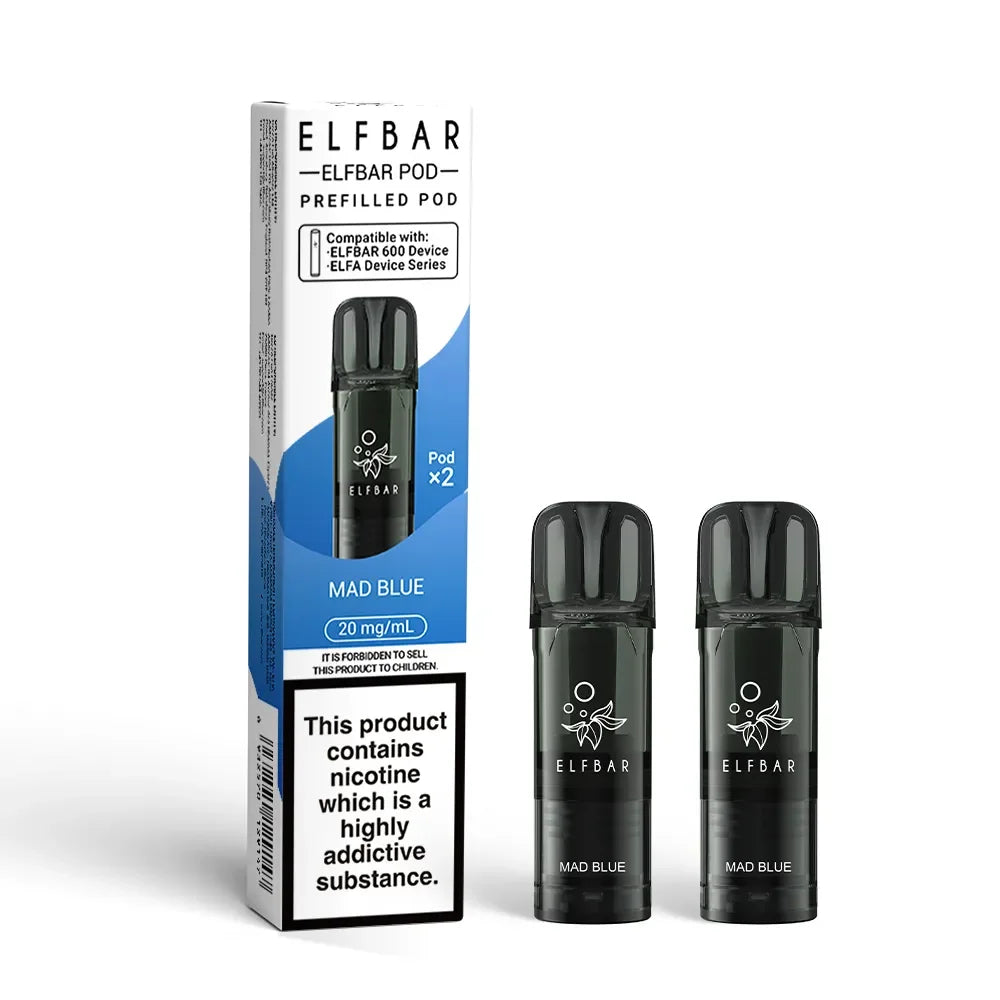 Elf Bar 600 Disposable Vape Pod Mad Blue Flavour
