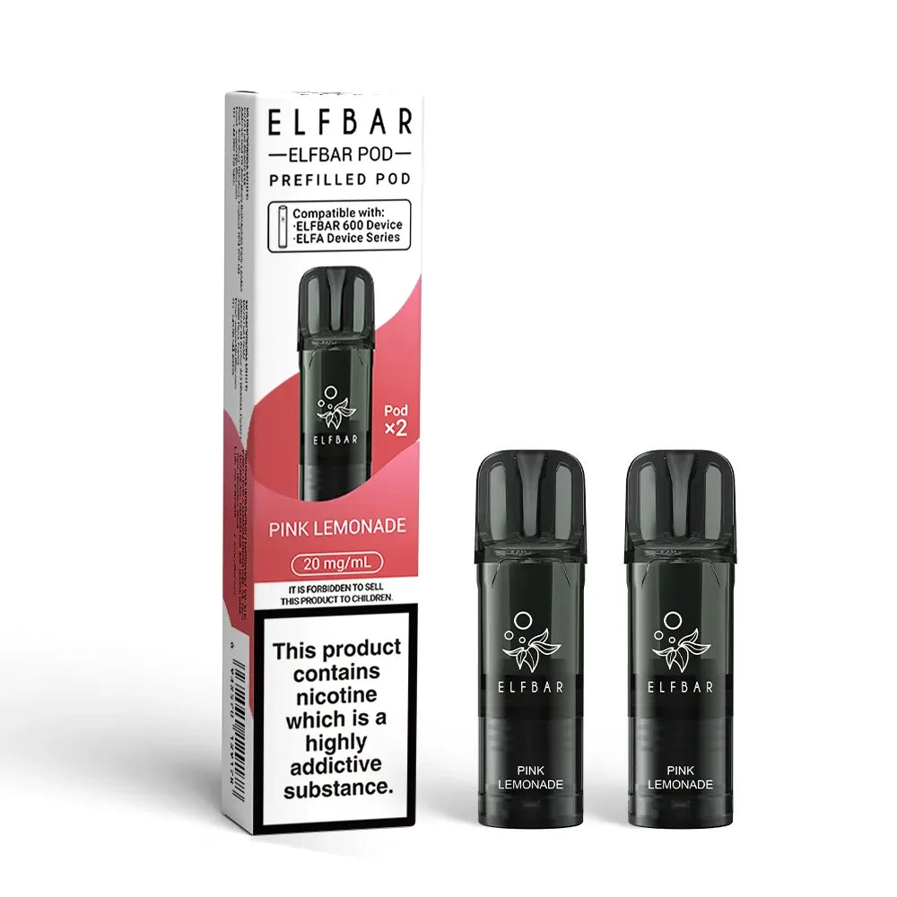 Elf Bar 600 Disposable Vape Pod Pink Lemonade Flavour