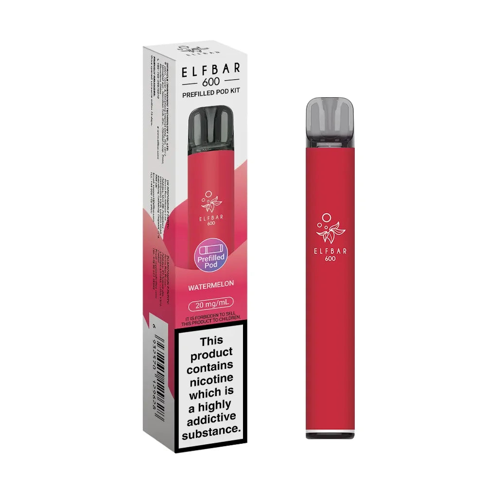 Elf Bar 600 Pod Vape Kit Watermelon Flavour