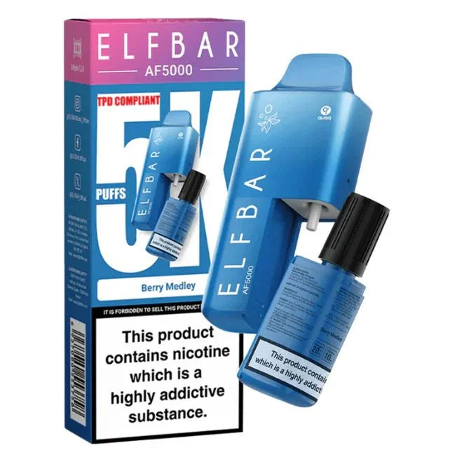 Elf Bar AF5000 Disposable Vape Kit Berry Medley Flavour