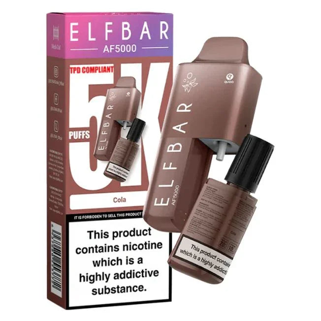 Elf Bar AF5000 Disposable Vape Kit Cola Flavour