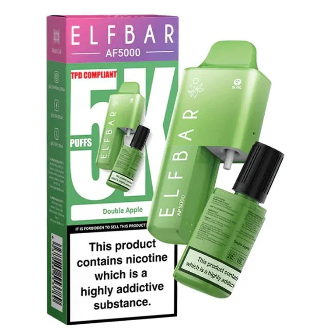 Elf Bar AF5000 Disposable Vape Kit Double Apple Flavour