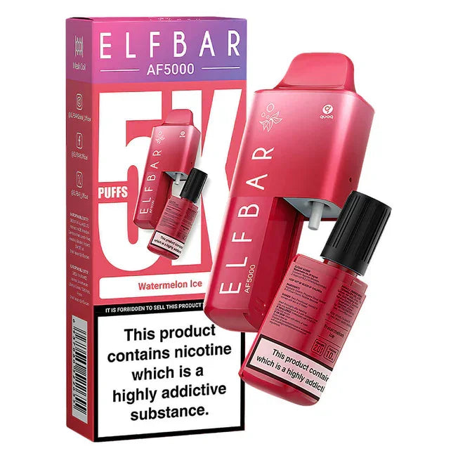 Elf Bar AF5000 Disposable Vape Kit Watermelon Ice Flavour
