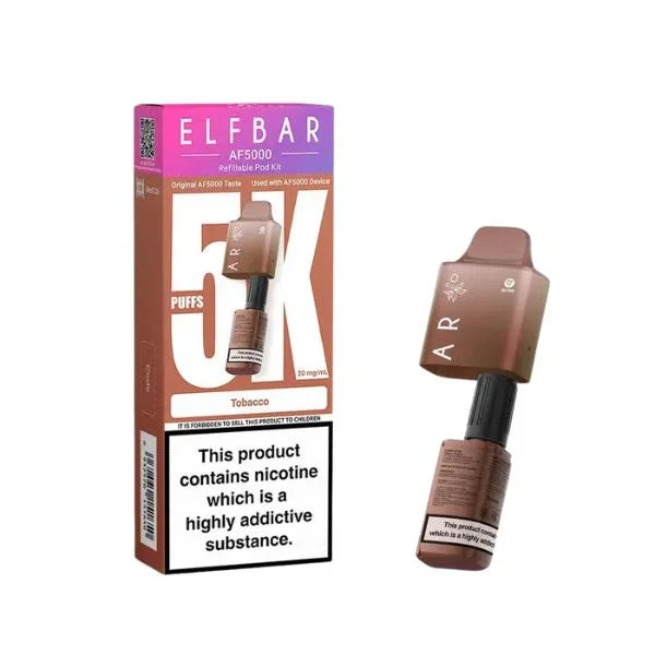 Elf Bar AF5000 Refill Pods Tobacco Flavour