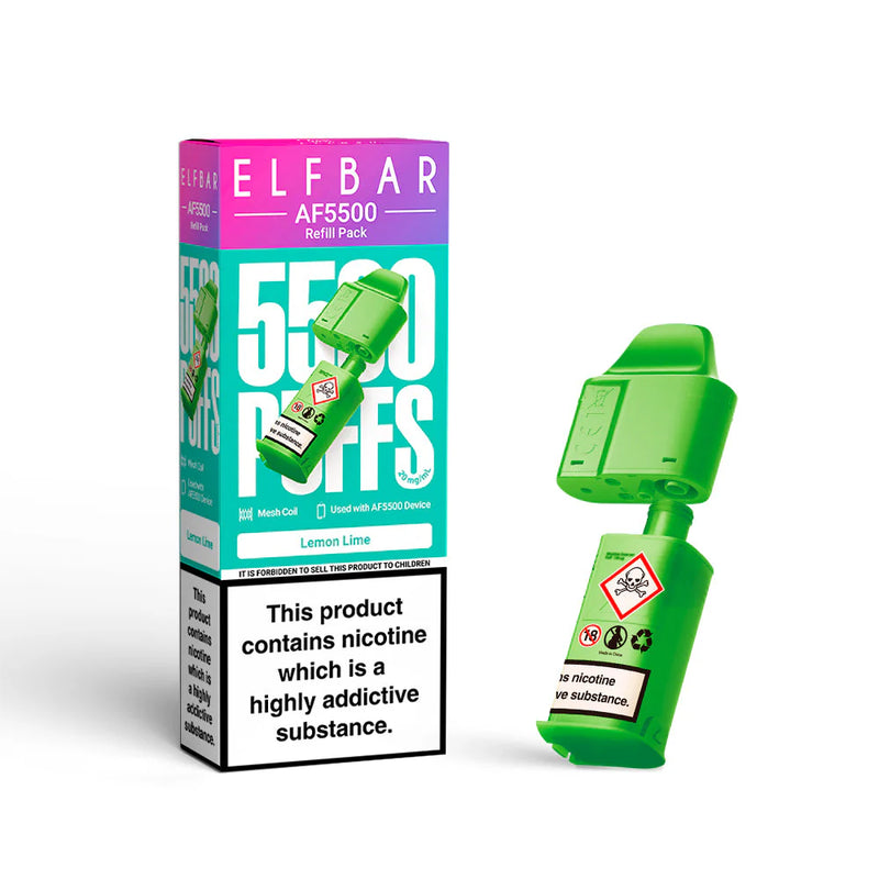 Elf Bar AF5500 Refill Pod Lemon Lime Flavour