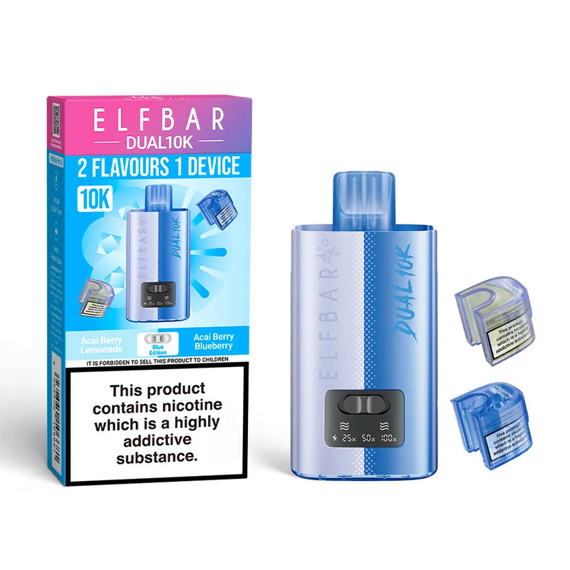 Elf Bar Dual 10k Kit Blue Edition