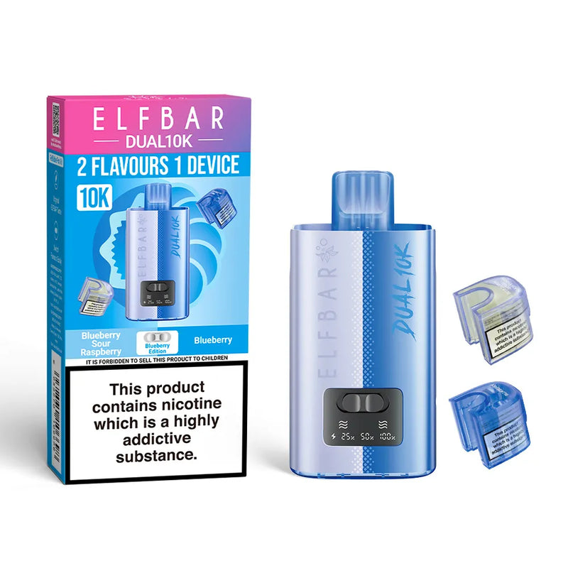 Elf Bar Dual 10k Kit Blueberry Edition