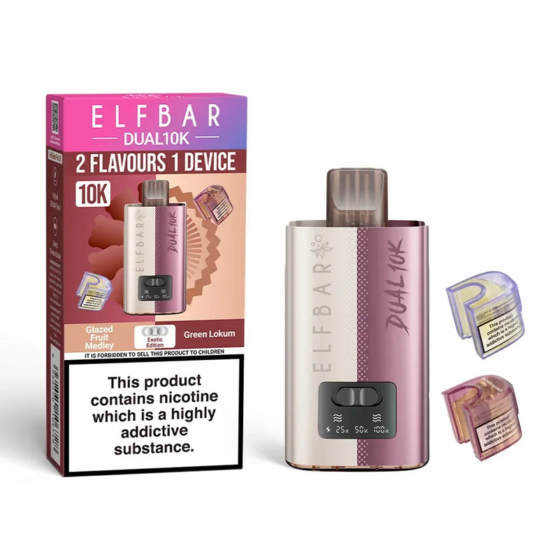 ELF BAR DUAL 10K Vape Kit - 8.99 Any 3 For 22 ELF BAR DUAL 10K Vape Kit - 8.99 Any 3 For 22