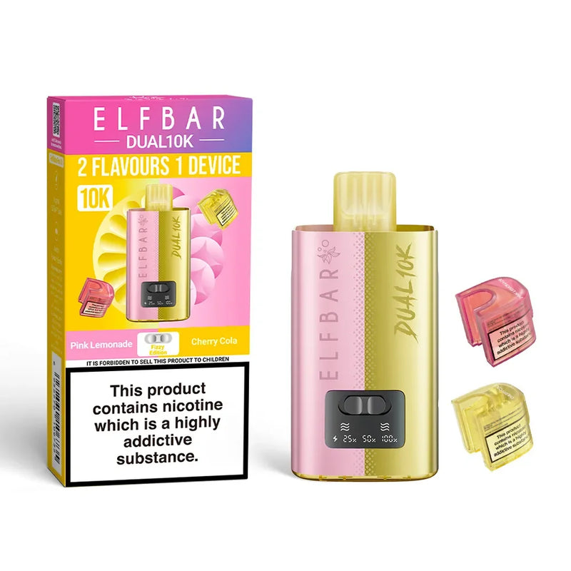 ELF BAR DUAL 10K Vape Kit - 8.99 Any 3 For 22 ELF BAR DUAL 10K Vape Kit - 8.99 Any 3 For 22