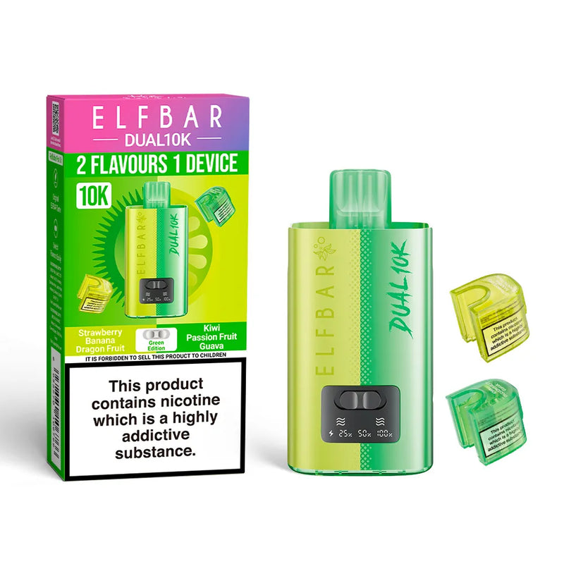Elf Bar Dual 10k Kit Green Edition