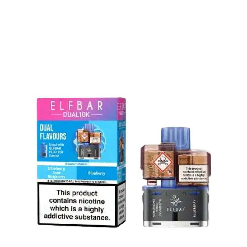 Elf Bar Dual 10k Prefilled Pod Blueberry Edition