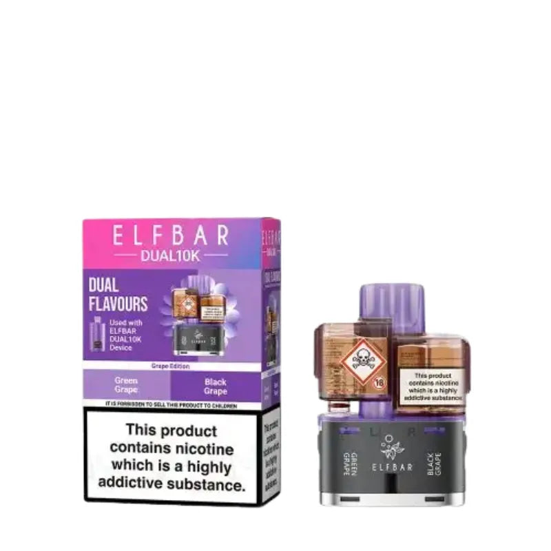 Elf Bar Dual 10k Prefilled Pod Grape Edition