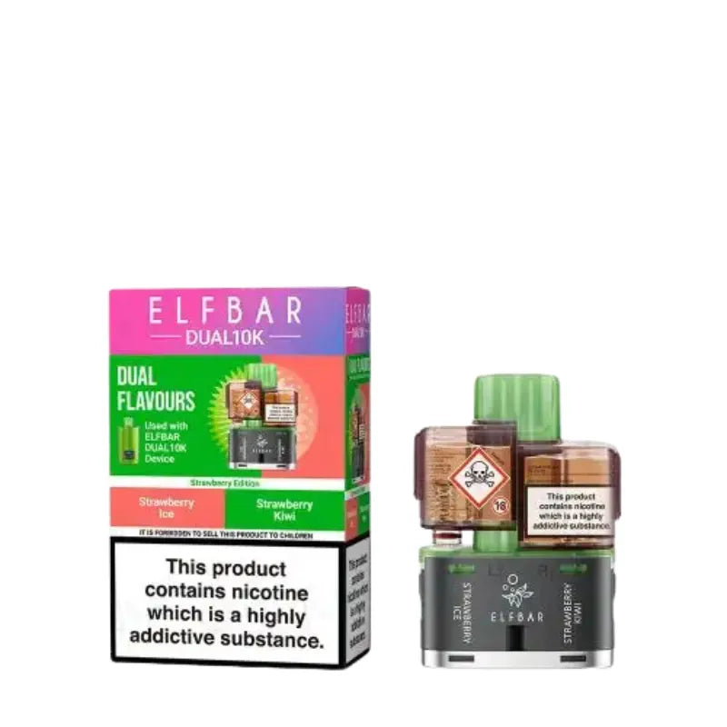 Elf Bar Dual 10k Prefilled Pod Strawberry Edition