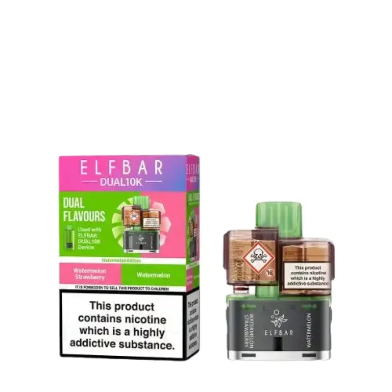 Elf Bar Dual 10k Prefilled Pod Watermelon Edition
