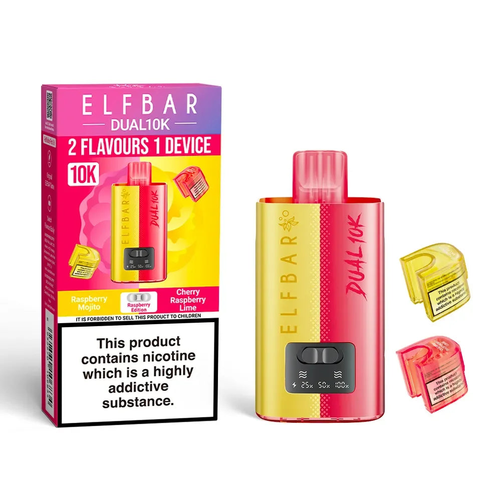 Elf Bar Dual 10k Kit Raspberry Edition