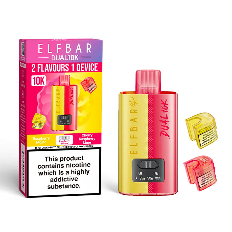 Elf Bar Dual 10k Kit Raspberry Edition