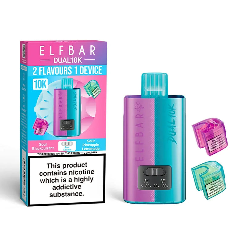 ELF BAR DUAL 10K Vape Kit - 8.99 Any 3 For 22 ELF BAR DUAL 10K Vape Kit - 8.99 Any 3 For 22