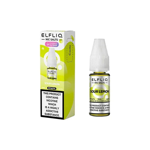 ELFLIQ by Elf Bar Nic Salts Sour Lemon 