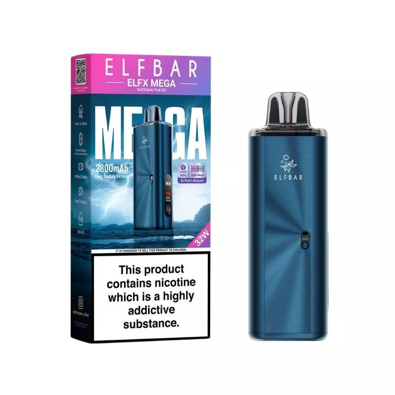 Elf Bar Elfx Mega Vape Navy Colour